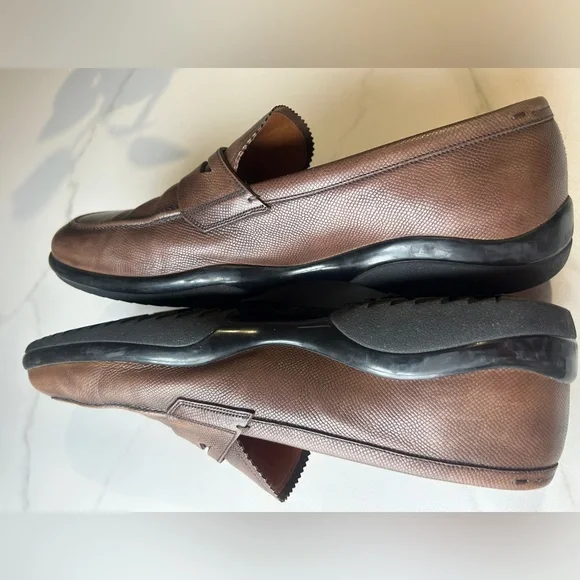 Bally MICSON/01 Men's Medium
Brown Leather Slip On Loafer Dress
Shoes - Picture 9 of 16